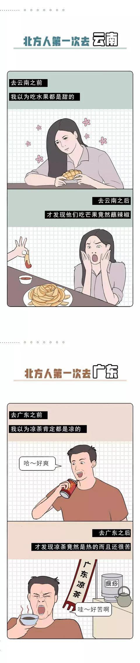 漫畫:南方與北方的不同之處 漫畫:南方與北方的不同之處