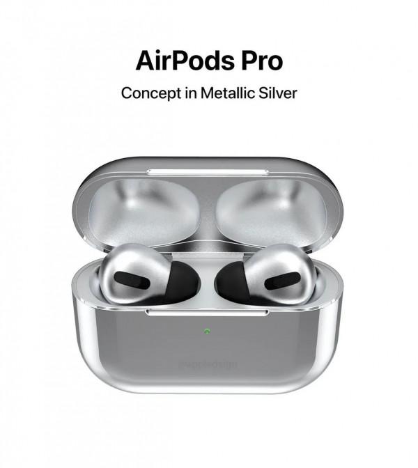 蘋果Airpods Pro不同顏色效果圖