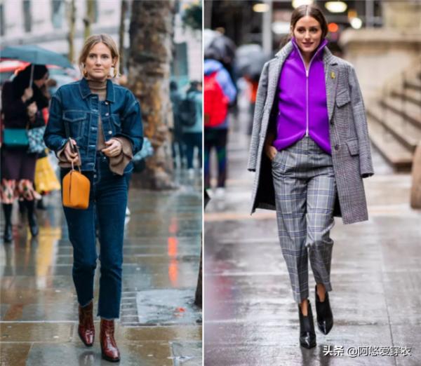別再露腳踝了，今秋流行“九分褲+短靴”，洋氣又顯高，特時髦