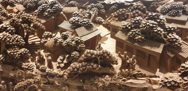 絕世木雕,清明山河圖 絕世木雕,清明山河圖