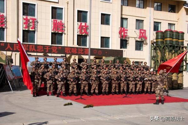 軍歌嘹亮！高原軍營展開主題歌詠比賽