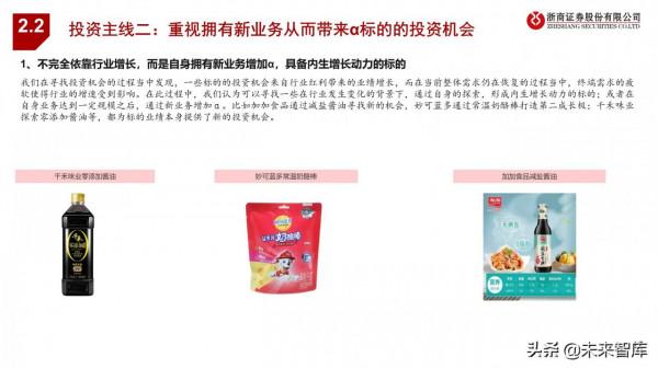 食品飲料行業投資策略：尋找結構性機會，把握三大投資主線