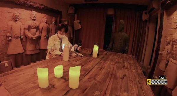 哈哈哈哈哈：五哈團上演嚇人大作戰，鹿晗被嚇到三連摔