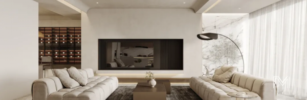 187m²現代侘寂，簡約佈局、簡單搭配，彈奏韻致優雅生活