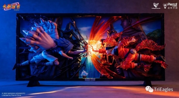 《火影忍者》佐助VS鳴人雕像:終焉之谷決戰完美定格 《火影忍者》佐助VS鳴人雕像:終焉之谷決戰完美定格