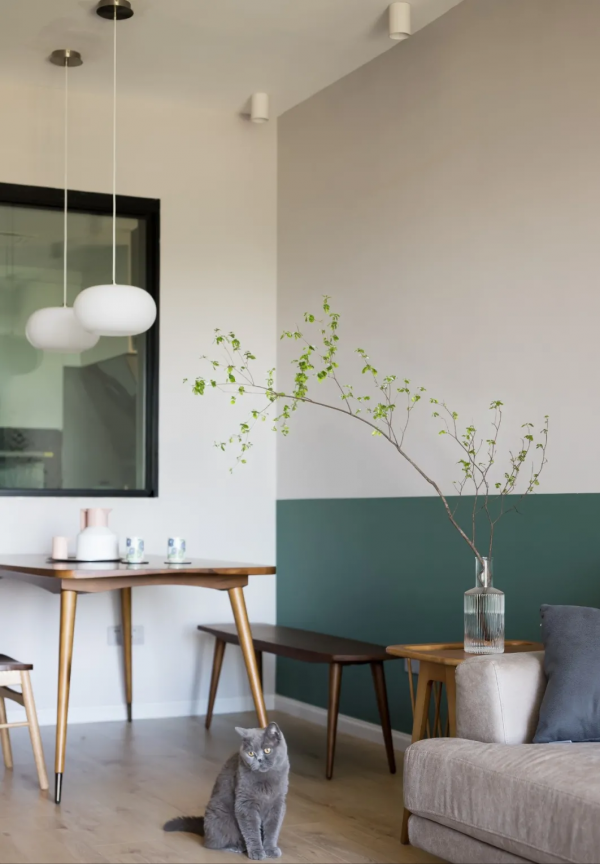 87㎡舒適養心的北歐風兩居,一抹復古墨綠色,清新又治癒 87㎡舒適養心的北歐風兩居,一抹復古墨綠色,清新又治癒