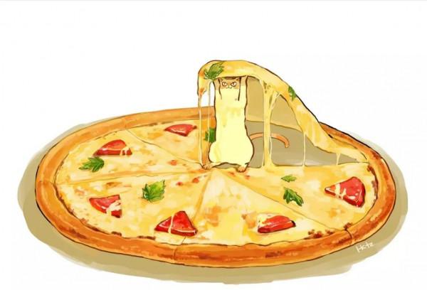 插畫｜藏在美食裡的萌寵，太可愛了