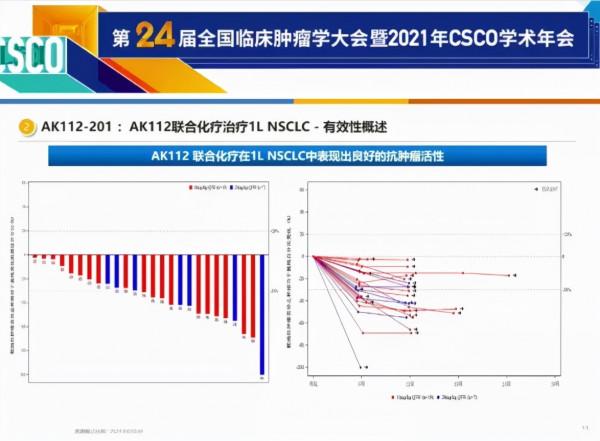 2021年CSCO靶免“雙抗”AK112驚豔亮相,疾病控制率100% 2021年CSCO靶免“雙抗”AK112驚豔亮相,疾病控制率100%