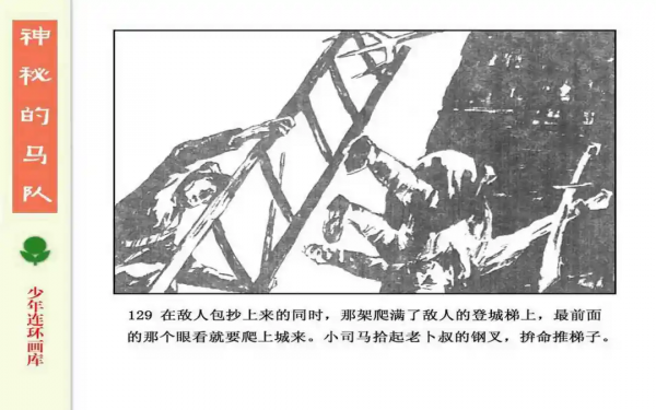 驚險戰鬥故事《神秘的馬隊》