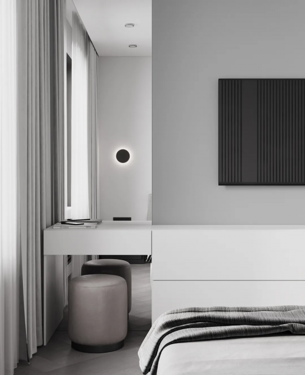 黑白空間，純淨的靈動