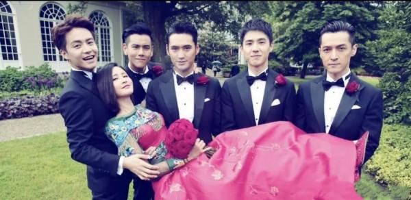 高顏值伴郎伴娘團