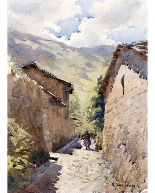 南美建築師的水彩作品