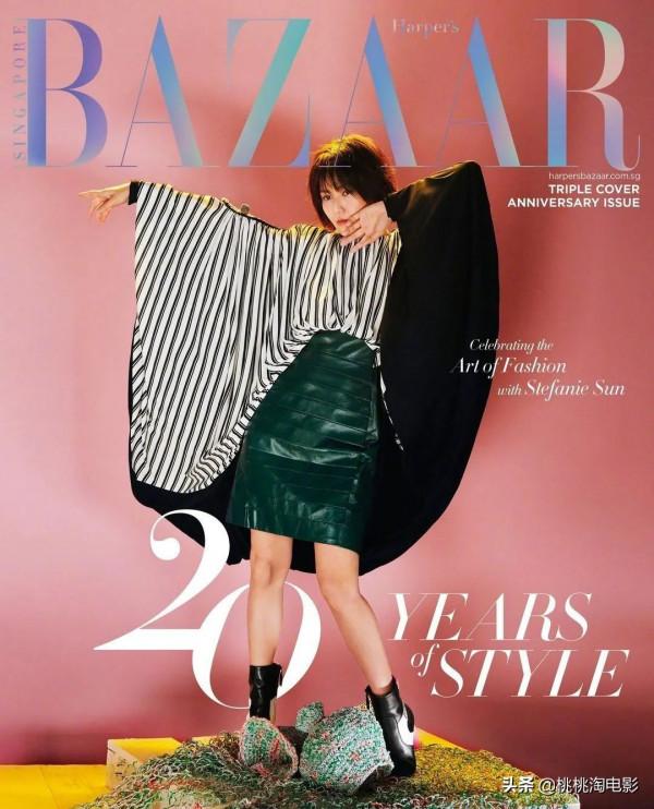 組圖：人見人愛孫燕姿，坐鎮新加坡版“芭莎”20週年封面大片