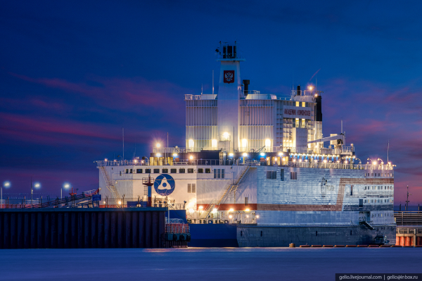 俄羅斯最北端的城市有世界上唯一的浮動核電站