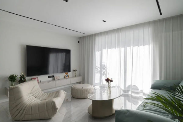 113㎡有娃之家空無一物，超大落地窗讓&OpenCurlyDoubleQuote;採光自由&rdquo;，絕了