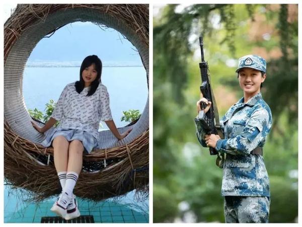 又甜又颯！看看這些“00後”女兵入伍前VS入伍後