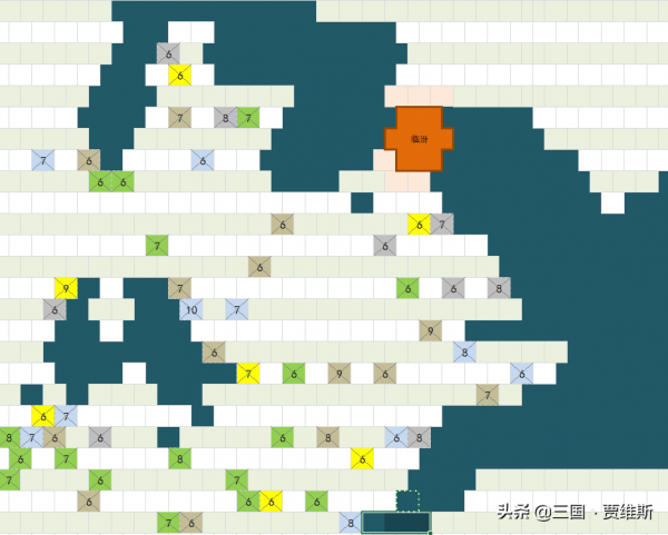 “上帝視角地圖”「三國志戰略版」官渡之戰先鋒服地圖解讀②