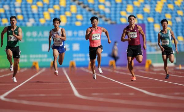 田徑——男子100米預賽賽況