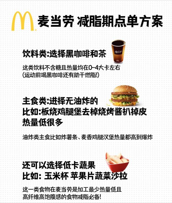 健身、減脂人群能吃漢堡能吃麥當勞，愛吃你就多吃點反正不長胖