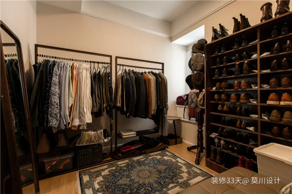 107㎡三室兩廳，一股復古度假的優雅與慵懶