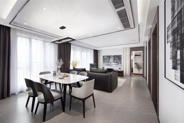 165m²現代簡約風平層設計，打造溫馨舒適的情感居所