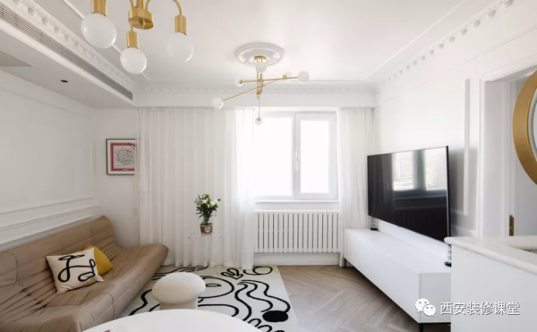 60㎡一室一廳法式小宅，兩人的浪漫家