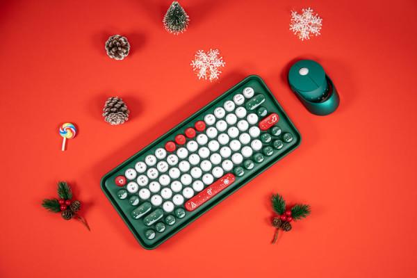 可愛外形，ralemo綠野星蹤版無線滑鼠鍵盤套裝評測