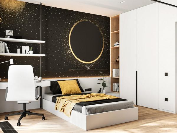 色彩的凝聚力！2間55平時尚小戶型裝修設計