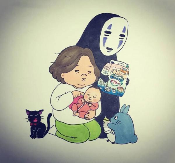 “抹黑”宮崎駿的插畫竟吸粉8萬!她筆下200斤的胖子讓人想到自己 “抹黑”宮崎駿的插畫竟吸粉8萬!她筆下200斤的胖子讓人想到自己