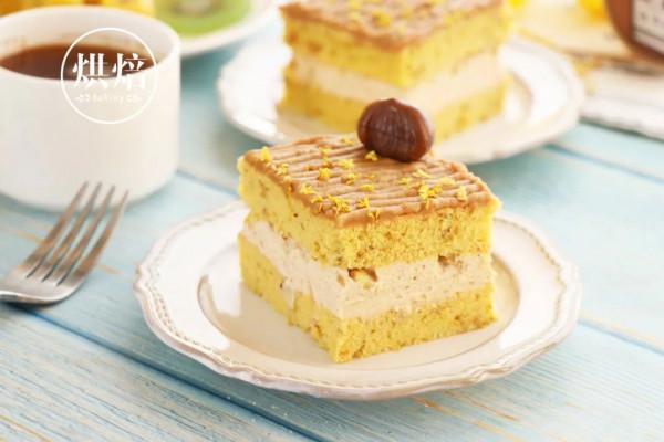 桂花配板栗 這個口味最近突然火了 做個蛋糕發現真的好看又好吃 桂花配板栗 這個口味最近突然火了 做個蛋糕發現真的好看又好吃