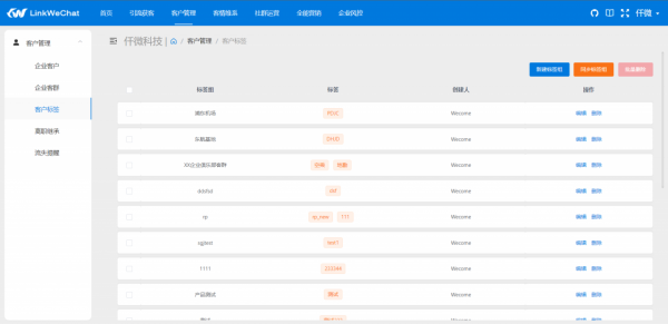 基於人工智慧的企業微信 SCRM 系統