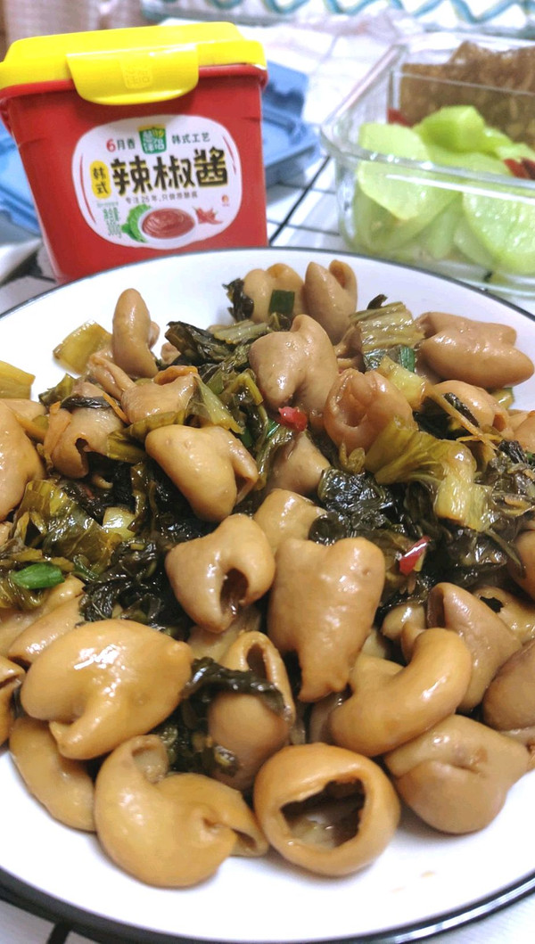 #暖冬醬在手，嗨吃部隊鍋#韓式辣醬酸菜大腸