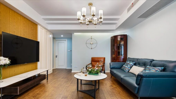 裝修案例 | 100㎡美式混搭，古典與現代的優雅結合