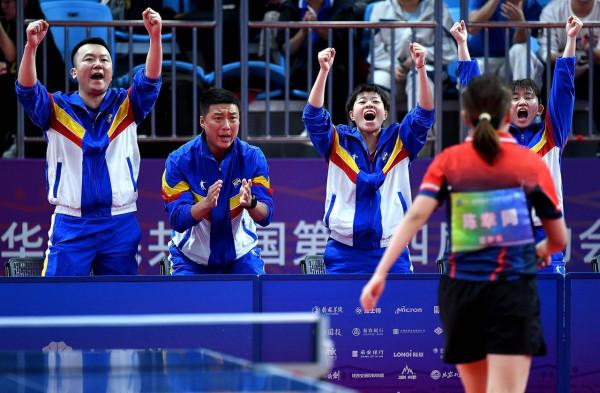 乒乓球——女子團體：遼寧隊勝河北隊晉級決賽