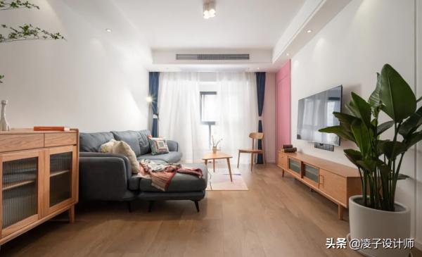 一家三口的90㎡舒適“小窩”，多彩元素的加入，讓生活更出彩
