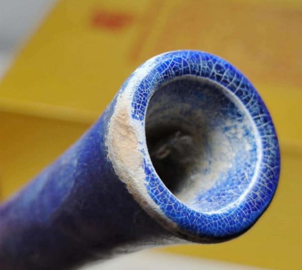 唐開元盛世年波斯藍長頸棒椎瓶欣賞國寶一級 唐開元盛世年波斯藍長頸棒椎瓶欣賞國寶一級