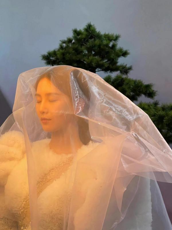 劉詩詩牡丹花間大片，宛如畫中美人，仙氣十足