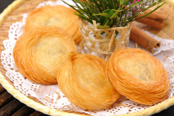 手把手教你做盤絲餅，焦香酥脆，層次分明，一圈一圈撕著吃