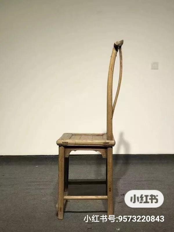 清早期 燈掛椅 榆木