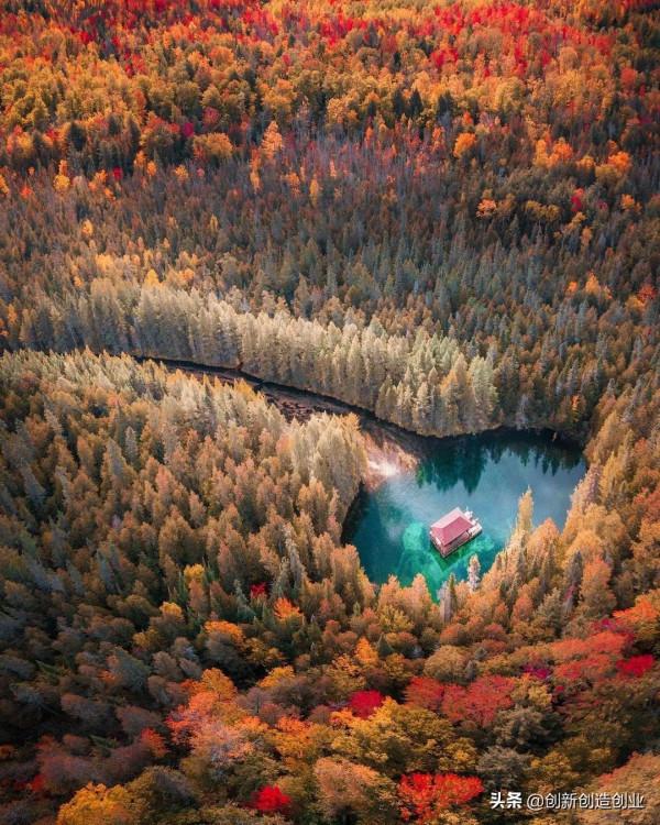 美麗的湖泊，從天上掉落人間的鏡子