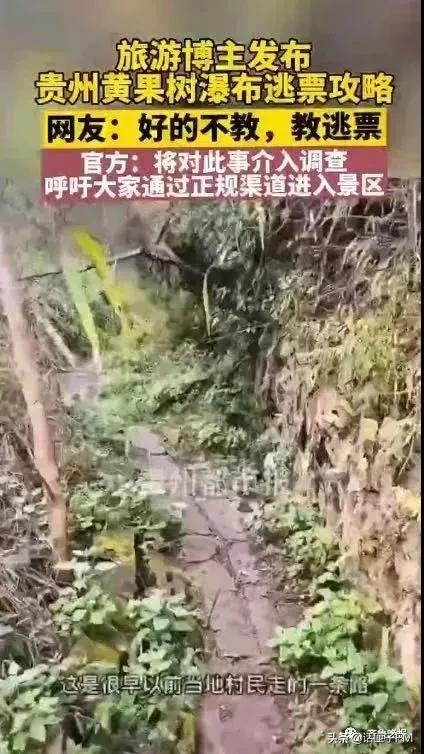 又有旅遊博主釋出景區“逃票”攻略？眾網友譴責，相關部門已調查