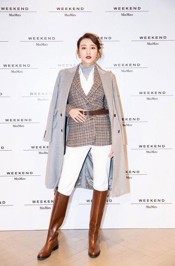 王鷗衣品太絕了，玩“四重疊穿”也不顯累贅，反而高階又有範