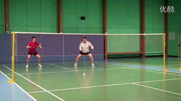 業餘羽毛球雙打實戰對抗,發球後應該如何站位? 業餘羽毛球雙打實戰對抗,發球後應該如何站位?