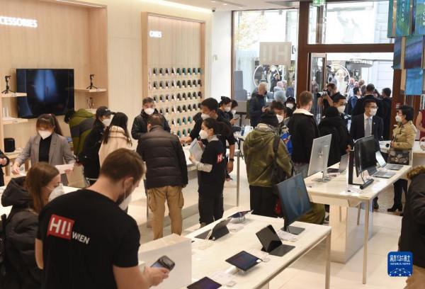 華為維也納旗艦店正式開業