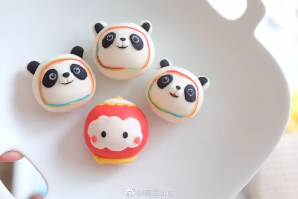 冰墩墩湯圓，製作三小時，吃掉兩分鐘