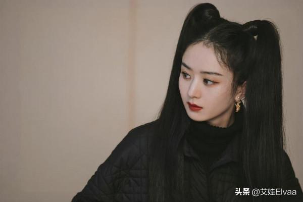 趙麗穎這次真逆襲了！扎雙馬尾似“天山童姥”，徹底擺脫鄉土氣質