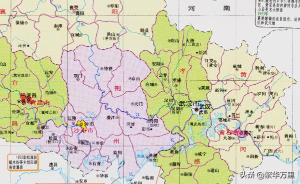 湖北省的區劃調整,12個地級市之一,荊州市為何有8個區縣? 湖北省的區劃調整,12個地級市之一,荊州市為何有8個區縣?