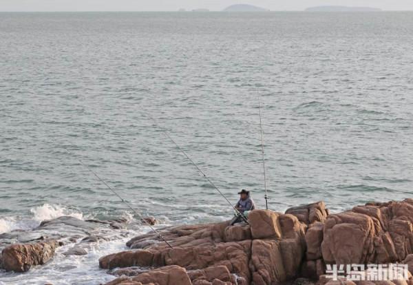 入冬前，垂釣忙