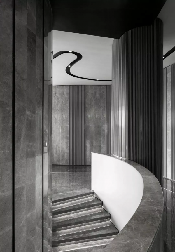 1900㎡售樓處全用灰色大理石，簡直不要太高階