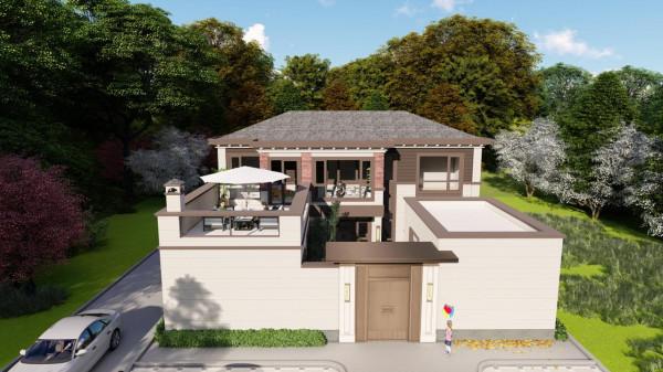 5室2廳3衛1廚1工作室（茶室）1書房2衣帽1花房1露臺雙層歐式別墅